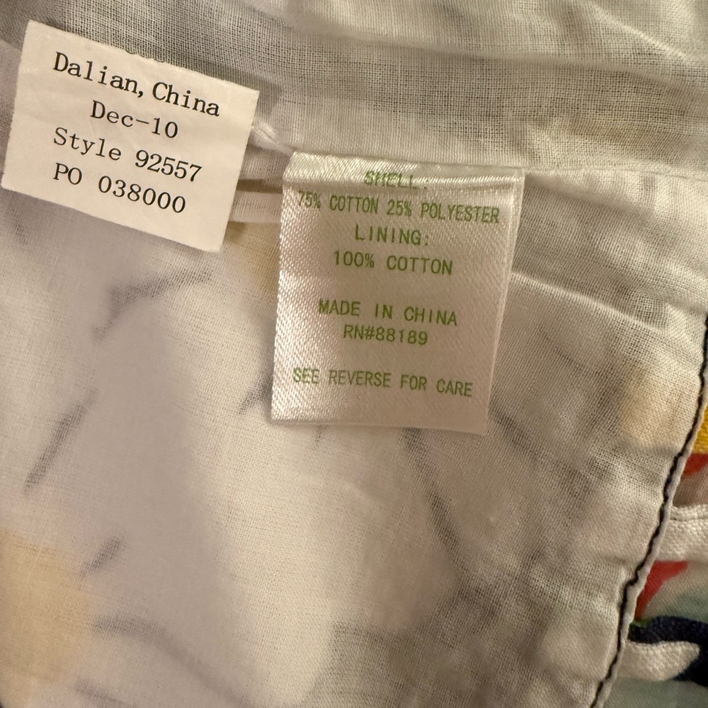 Lilly Pulitzer Originals White Label Dailey Daisies & Ladybug Skirt 8 EUC - Picture 12 of 13